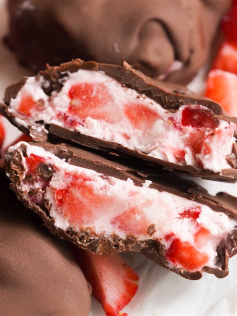 Viral Strawberry Yogurt Clusters Chocolate Covered Bites Wellness