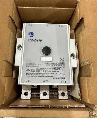 Contator Tripolar 220v 100 D115d11 Allen Bradley MercadoLivre