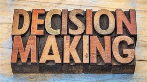 The Power Of Wise Decision Making