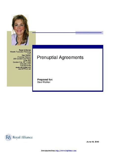 New York Prenuptial Agreement Sample Pdfsimpli