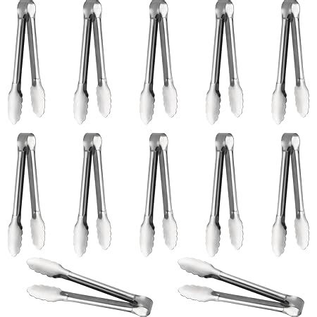 Amazon 12 Pack Premium Small Serving Tongs Dmoera Mini Stainless