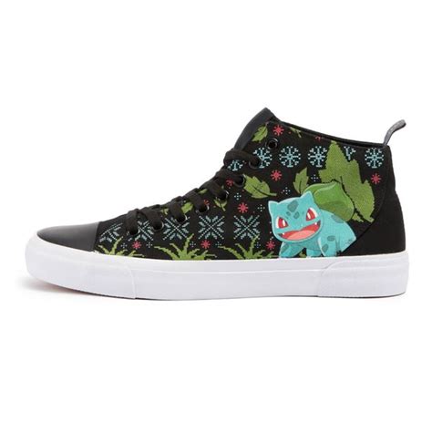 Akedo X Pokémon Winter Bulbasaur Black Signature High Top Clothing