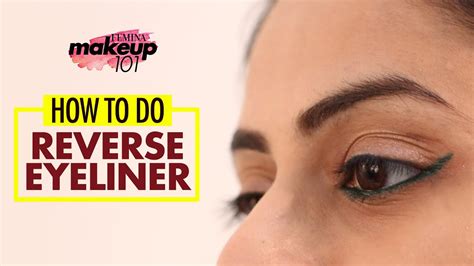 How To Do Reverse Eyeliner Easy Reverse Eyeliner Makeup Tutorial