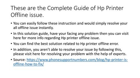 Ppt How To Fix Hp Printer Offline Error Powerpoint Presentation Free Download Id 9008383