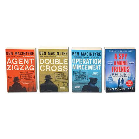 Ben Macintyre Collection 4 Books Set (Agent Zigzag, A Spy Among Friend ...