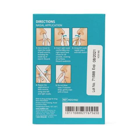 Antiseptic Povidone Iodine Nasal Swabs Avacare Medical