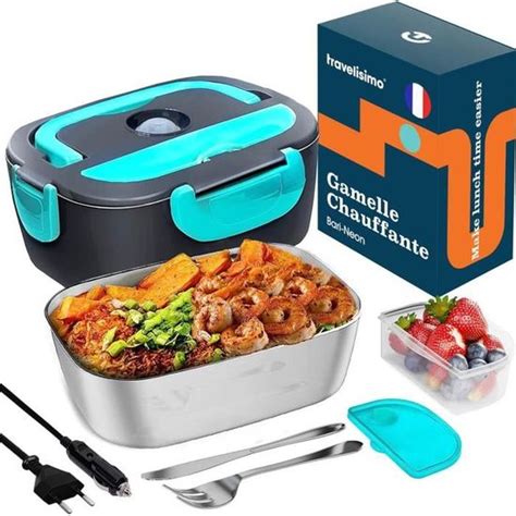 Travelisimo Gamelle Chauffante W Portable Lunch Box Chauffante