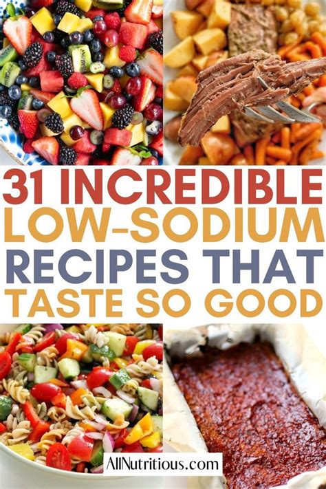 31 Low Sodium Recipes That Taste Good Heart Healthy Recipes Low