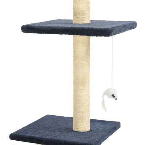 Inlife Arbre Chat Avec Griffoirs En Sisal Cm Bleu Fonc