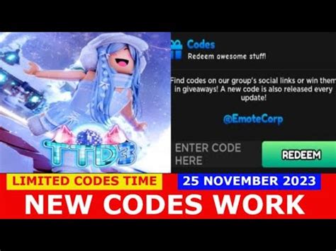 Ttd Update Codes Ma Ya Hi Free Token In Codes Ttd Roblox