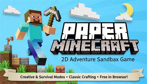 Paper Minecraft The Game - Paper Minecraft - 2D Adventure Sandbox Game