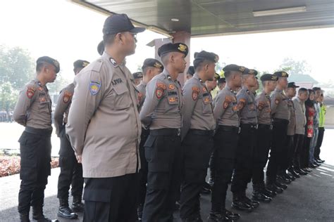 Rri Co Id Polres Kukar Gelar Apel Pengamanan Tahapan Kampanye Pemilu