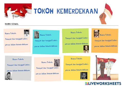 Tokoh Kemerdekaan Worksheet Live Worksheets