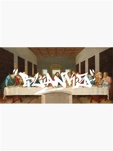 "The Last Supper Graffiti" Poster for Sale by BLANKZSHOP | Redbubble