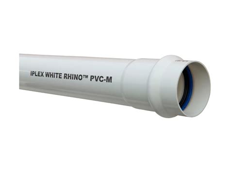 White Rhino PN12 PVC M Pressure Pipe Metric Pipe Series 1 Iplex NZ