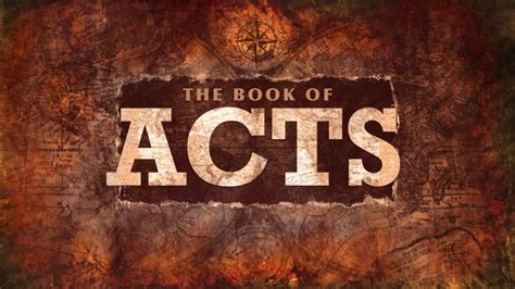 The Book Of Acts The Church Begins Valley Christian Church