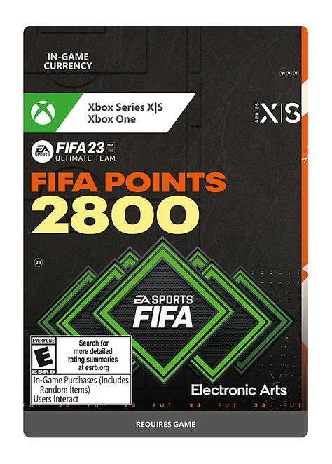 Best Buy Fifa 23 Ultimate Team 2800 Points Xbox One Xbox Series S