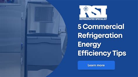 Refrigeration Energy Efficiency Tips RSI DFW