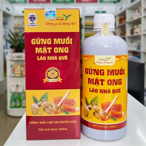 Gừng Muối Mật Ong Lão Nhà Quê hỗ trợ tăng cường sức khỏe dung tích mới ...