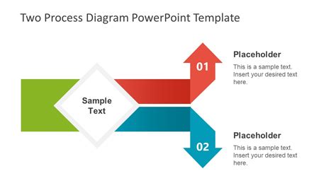 Two Process Diagram PowerPoint Template SlideModel