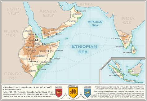 Aksumite mercantile empire : r/imaginarymaps