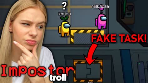 IMPOSTOR TROLL Na WIDZACH W AMONG US YouTube