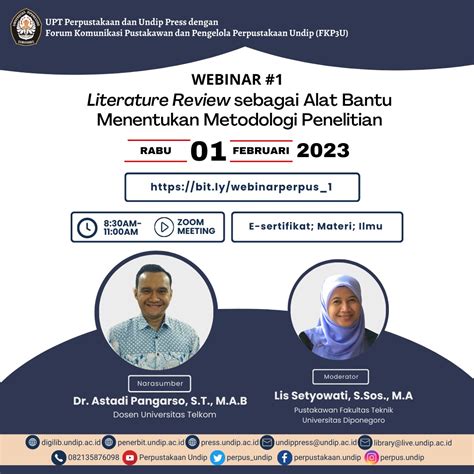 Webinar Series Literature Review Sebagai Alat Bantu Menentukan