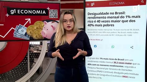 Desigualdade No Brasil Rendimento Mensal Do Mais Rico Vezes