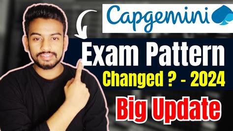 Capgemini Big Update Exam Pattern Online Test Off Campus Drive