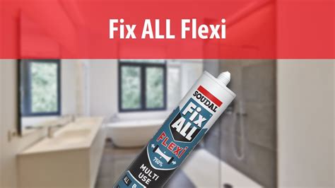 Fix ALL Flexi All In One Sealant Adhesive YouTube