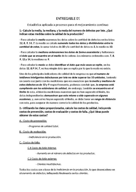 Entregable 01ed ENTREGABLE 01 Estadística aplicada a procesos para el