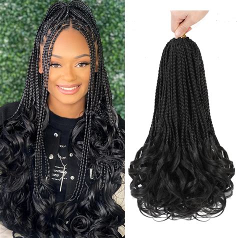 Amazon 8 Packs French Curly Braiding Hair Perience 24 Inch