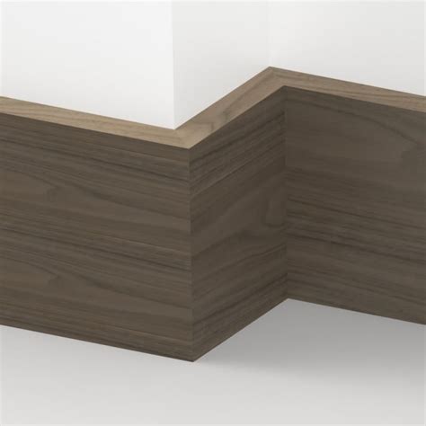 Solid Walnut Square Edge Skirting 3 Metre From Uk