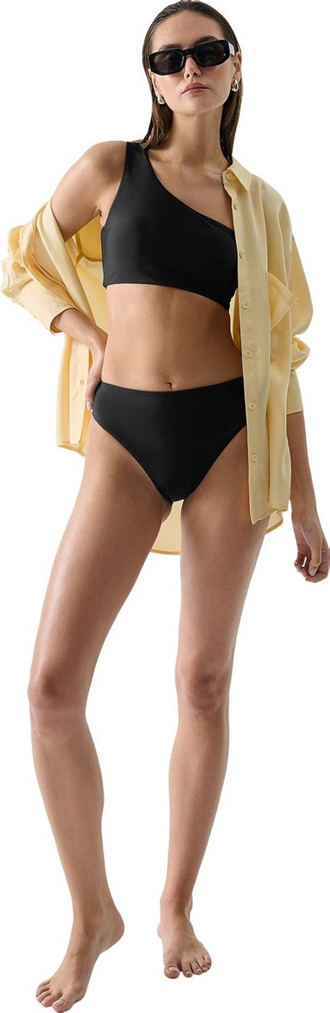 Góra od stroju kąpielowego bikini OTHWSS24UBKTF052 Outhorn głęboka czerń