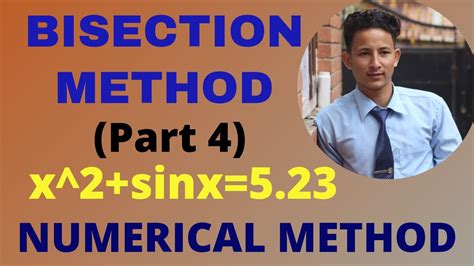 Bisection Methods In Nepali Part Bolzano Method Numerical