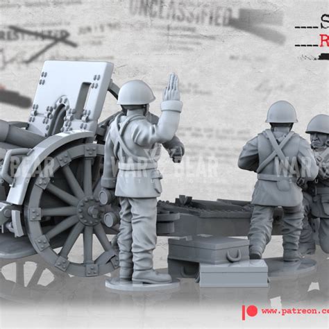 D Printable Wwii Polish Medium Artillery By Battlecat Miniatures