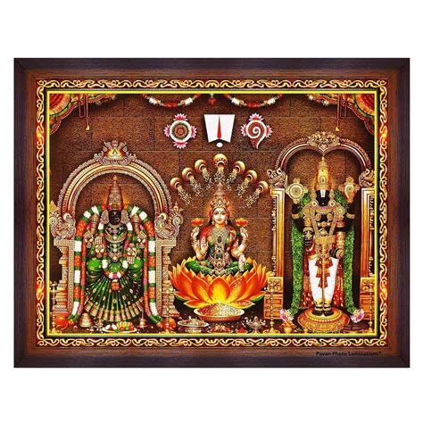 Pavan Photo Laminations Balaji Lakshmi Padmavati Venkateshwara Swamy