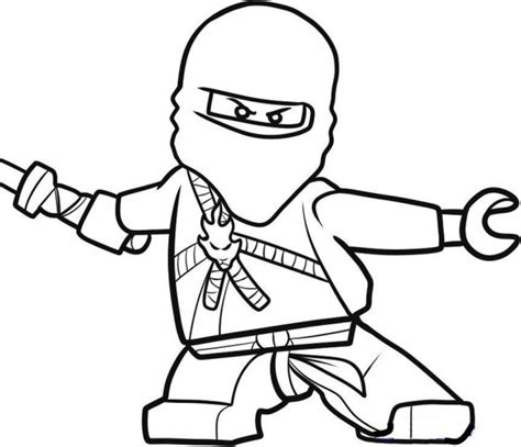 Coloriage Ninjago Kai Dessin Gratuit Imprimer