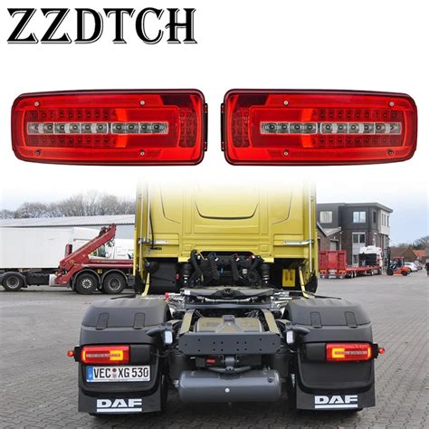 1 PCS 24V Truck Led Tail Lamp For DAF XF530 CF Truck Led Tail Lamp E