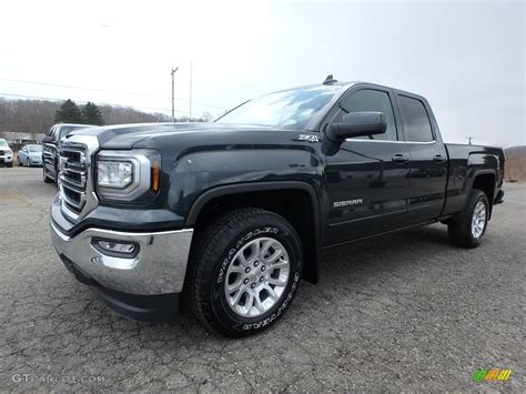 Dark Slate Metallic Gmc Sierra Sle Double Cab Wd