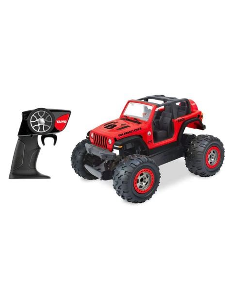 Auto A Control Taiyo Jeep Wrangler Rubicon Rojo 1 22 Planetoys