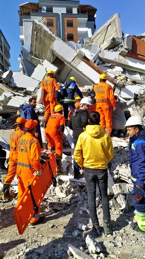 Indian Ndrf Team Reached Gaziantep