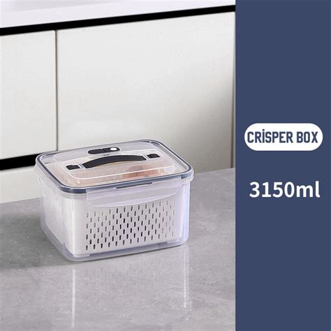 Storage and Organization Fruit Storage Containers For Fridge, Airtight