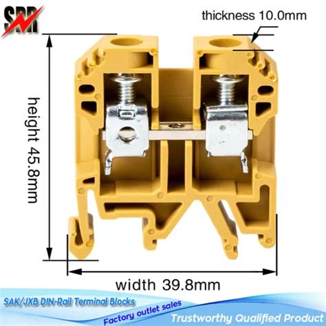 Sak Jxb Series Din Rail Spring Type Terminal Blocks Jxb Series