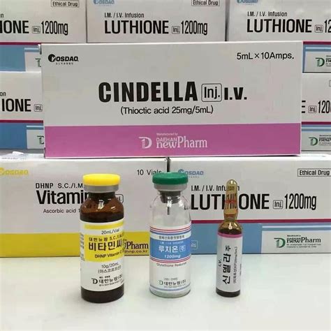 Cindella Medical Skin Whitening 1200mg IV Glutathione Injection For