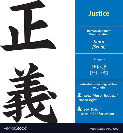 Japanese Symbol For Justice