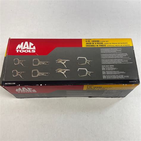 Mac Tools 8 Pc Locking Pliers Set Mlp8set Shop Tool Swapper