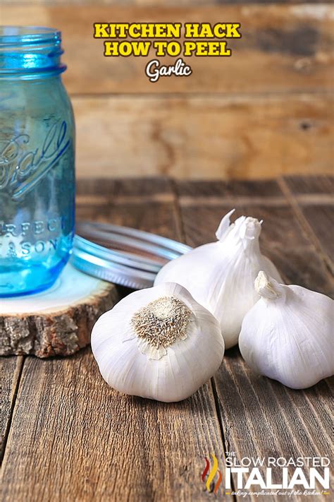 Kitchen Hack: Peeling Garlic