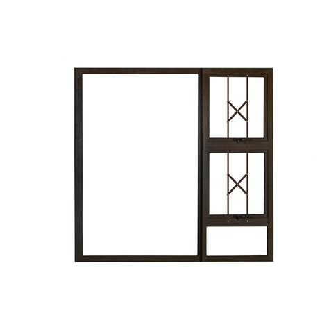 Window Frame Aluminium 28 Ptt1515 Bronze And Burglar Bar Clear Left Hand Cashbuild