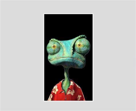 Quadro Filme Rango Faroeste Cowboy Animação Camaleão Cinema